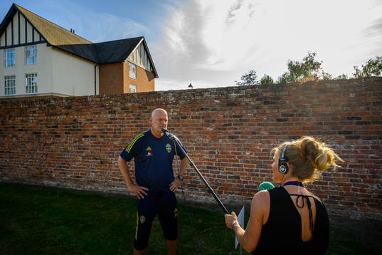 Magnus Wikman, assistant coach of the Swedish women's