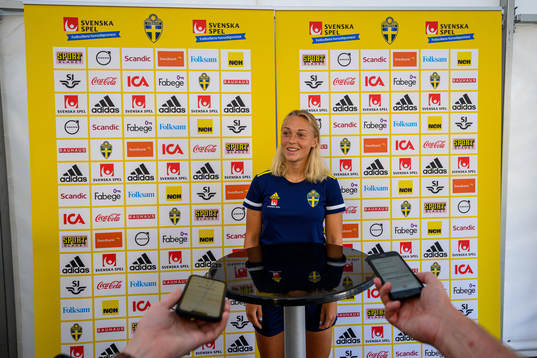 Hanna Bennison of the Swedish women's national football