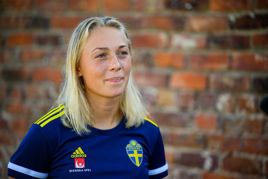 Hanna Bennison of the Swedish women's national football