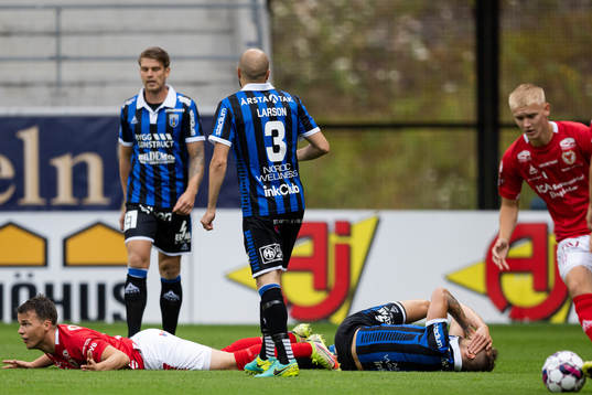 Kalmars Simon Skrabb och Sirius Filip Rogic har ont