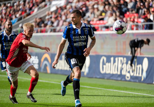 Kalmars Axel Lindahl och Sirius Filip Rogic