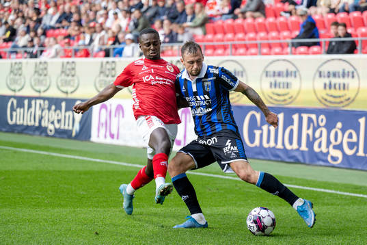 Kalmars Nahom Girmai Netabay och Sirius Filip Rogic