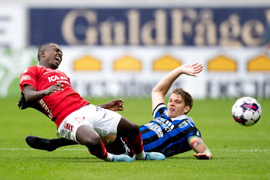 Kalmars Nahom Girmai Netabay och Sirius Marcus Klingenberg