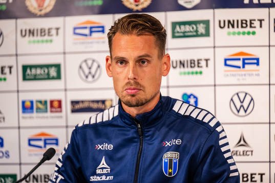 Sirius tränare Daniel Bäckström