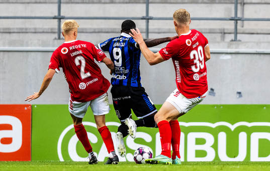 Kalmars Axel Lindahl och Lars Sætra samt Sirius Christian