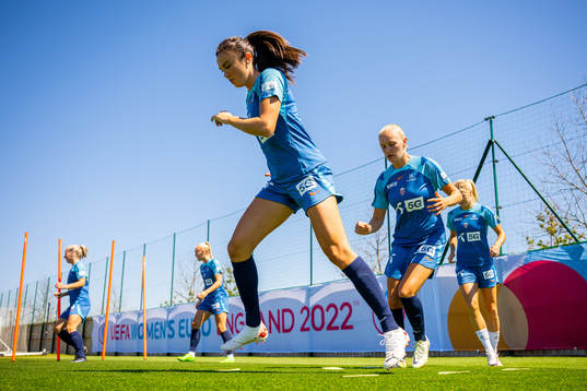 Ingrid Syrstad Engen of the Norwegian national football
