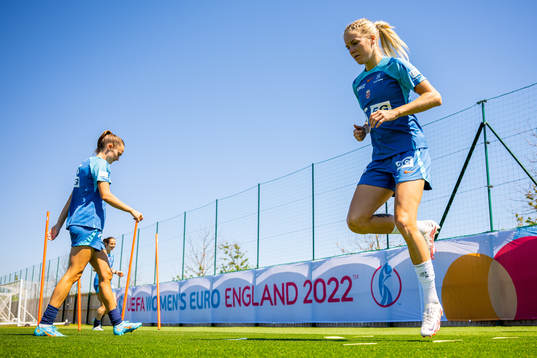 Ada Hegerberg of the Norwegian national football team at a