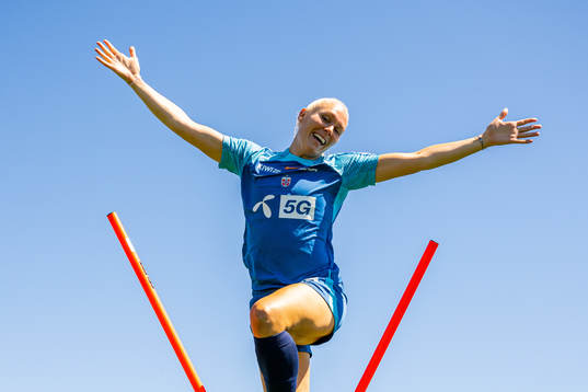 Maria Thorisdottir of the Norwegian national football team