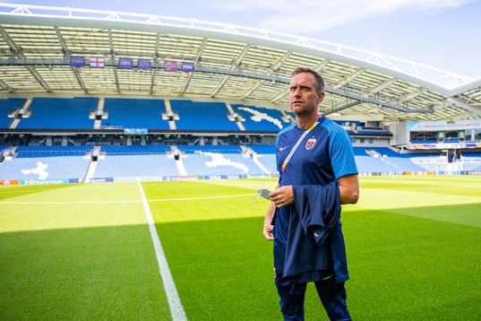 Martin Sjögren, head coach of the Norwegian national