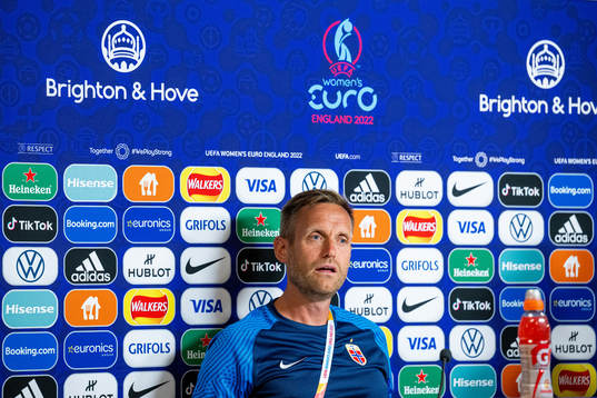 Martin Sjögren, head coach of the Norwegian national