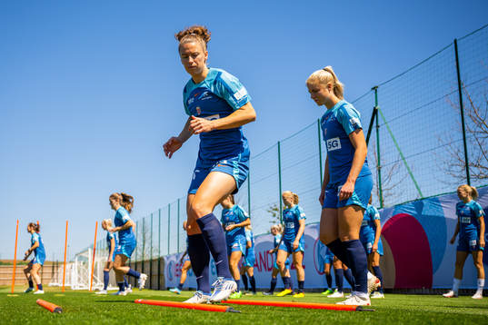 Synne Skinnes Hansen of the Norwegian national football