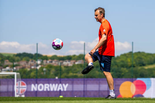 Roger Eskeland, goalkeeper coach of the Norwegian national