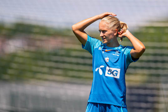Amalie Eikeland of the Norwegian national football team at