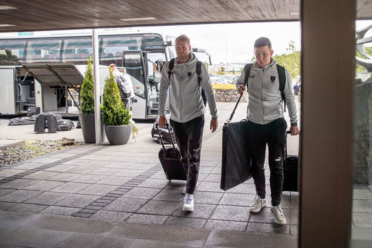 Ola Toivonen and James Slaughter, analytic of Malmö FF