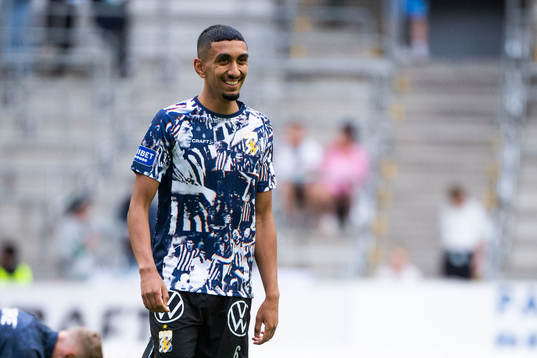 IFK Göteborgs Amir Al-Ammari  fotbollsmatchen i