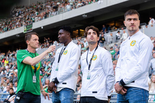 Hammarbys nyförvärv Nathaniel Adjei, David Concha och