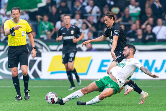 Domare Andreas Ekberg, Hammarbys Nahir Besara och IFK
