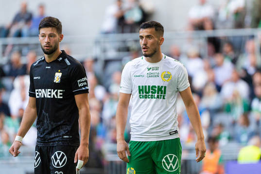 IFK Göteborgs Kevin Yakob och Hammarbys Astrit Selmani