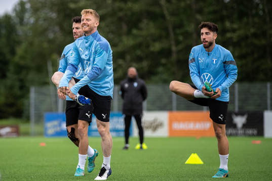 Anders Christiansen and Moustafa Zeidan