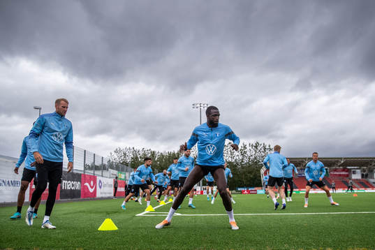 Ola Toivonen and Mahamé Siby