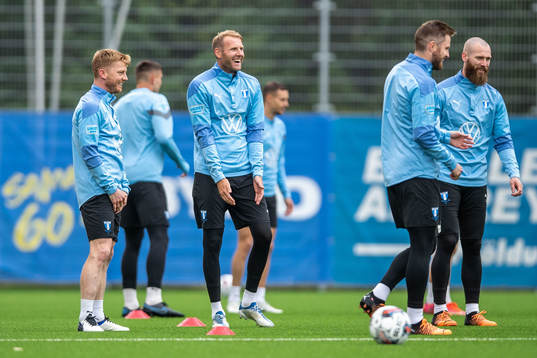 Anders Christiansen, Ola Toivonen, Lasse Nielsen and Jo