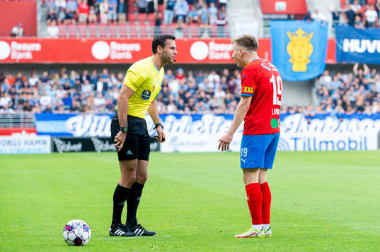 Domare Granit Maqedonci och Helsingborgs Lucas Lingman