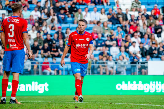 Helsingborgs Viljormur Davidsen deppar