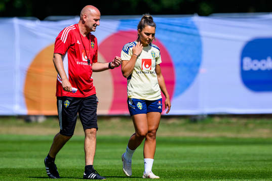 Magnus Wikman, assistant coach and Johanna Rytting Kaneryd
