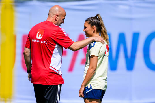 Magnus Wikman, assistant coach and Johanna Rytting Kaneryd