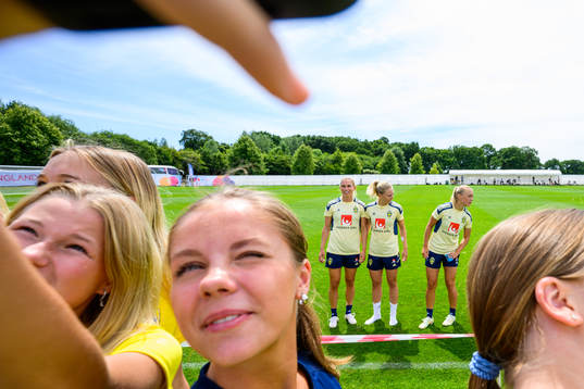 Jonna Andersson, Rebecka Blomqvist and Hanna Bennison of