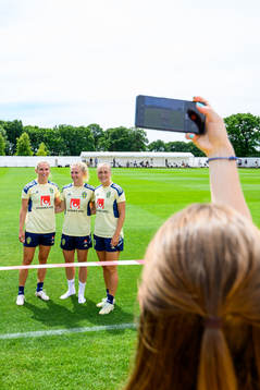 Jonna Andersson, Rebecka Blomqvist and Hanna Bennison of