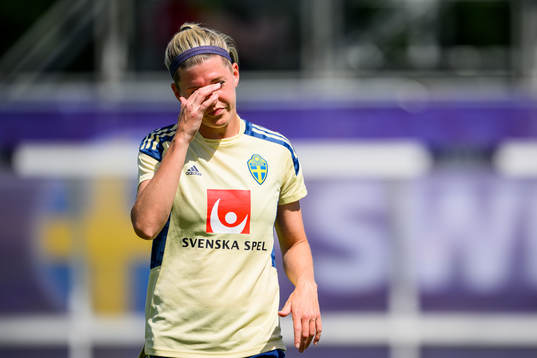 Olivia Schough of the Swedish women's national football
