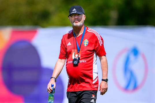 Peter Gerhardsson, head coach of the Swedish women's