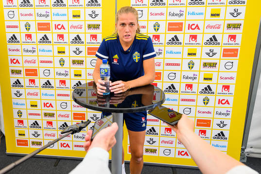 Filippa Angeldahl of the Swedish women's national football