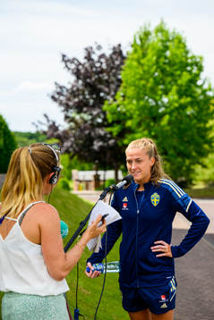 Filippa Angeldahl of the Swedish women's national football