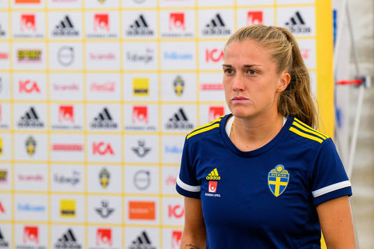 Filippa Angeldahl of the Swedish women's national football
