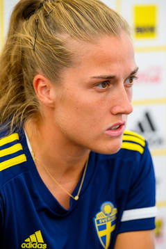 Filippa Angeldahl of the Swedish women's national football