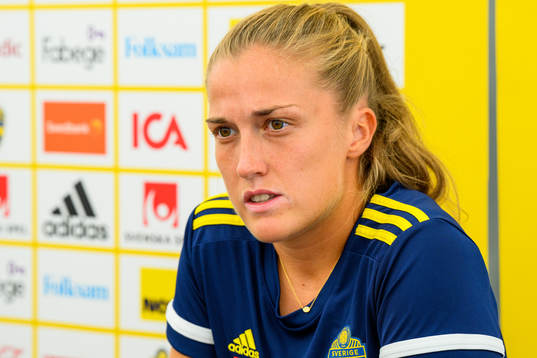 Filippa Angeldahl of the Swedish women's national football