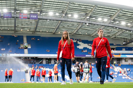 Guro Reiten and Maren Mjelde of Norway