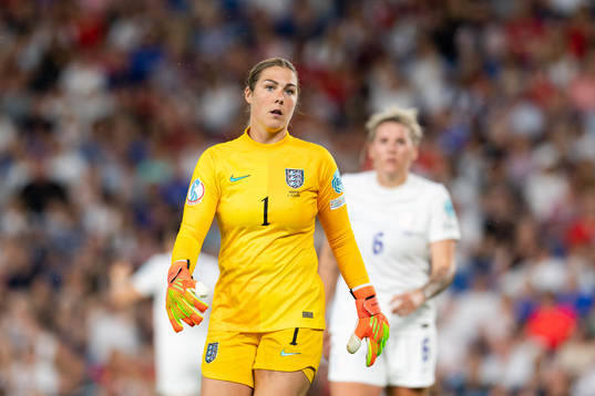 Goalkeeper Alexandra Mary Earps of England
