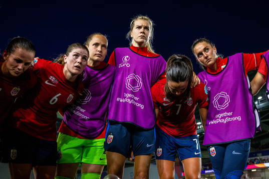 Tuva Hansen, Maren Mjelde, goalkeeper Aurora Mikalsen, Ada