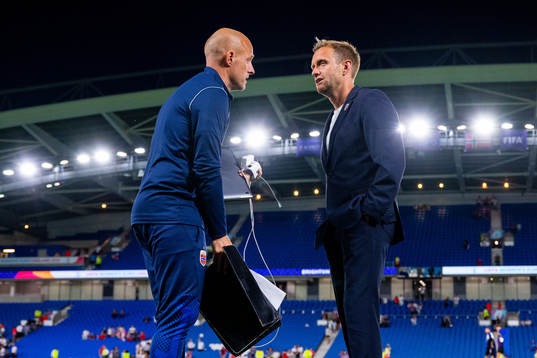 Anders Jacobson, assistant coach, and Martin Sjögren, head