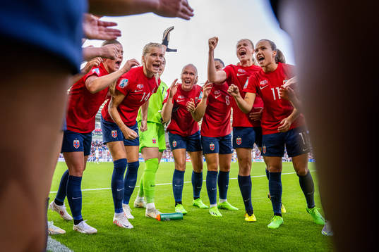 Ada Hegerberg, Maria Thorisdottir, Julie Blakstad, Guro