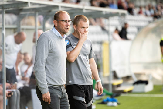 Halmstads tränare Magnus Haglund