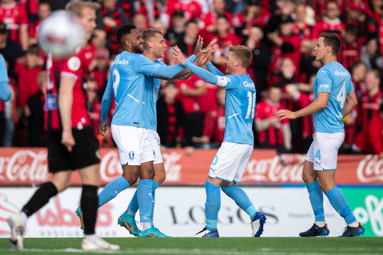 Felix Beijmo, Isaac Kiese Thelin and Anders Christiansen of