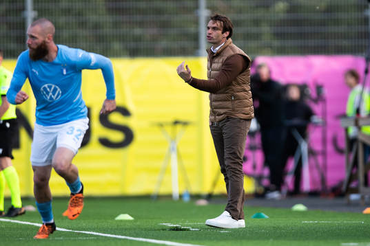 Milos Milojevic, head coach of Malmö FF