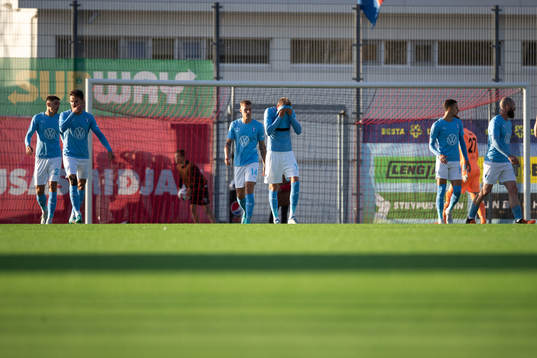 Ola Toivonen of Malmö FF looks dejected