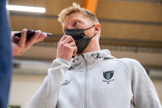 Anders Christiansen of Malmö FF in an interview