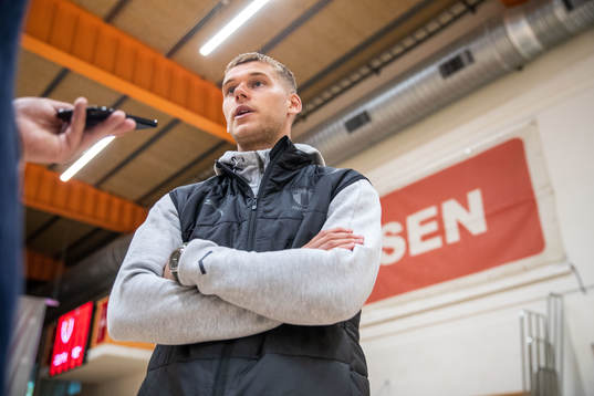 Felix Beijmo of Malmö FF in an interview