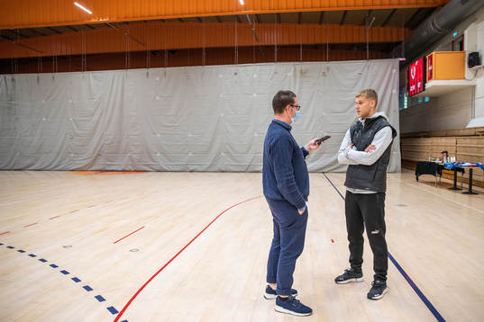 Felix Beijmo of Malmö FF in an interview